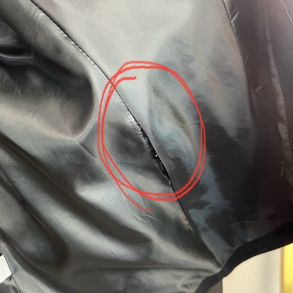 Macy's JM Collection Solid Black Wool Hooded Coat 22W - Picture 9 of 9